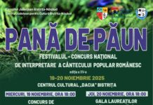 Festivalul-Concurs Național de Interpretare a Cântecului Popular Românesc „Pană de Păun” – ediția a XV-a, la Bistrița