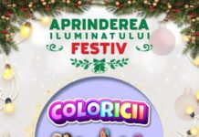 Bistrița pornește iluminatul festiv pe 23 noiembrie. Spectacol pentru copii și atmosfera creată de „Coloricii”