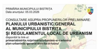Primăria Bistrița lansează consultarea publică pentru noul Plan Urbanistic General