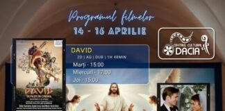 Programul filmelor din perioada 14-16 aprilie