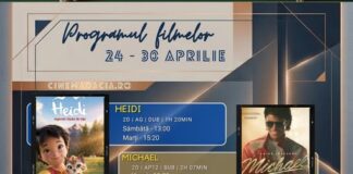 Programul filmelor din perioada 24 – 30 aprilie
