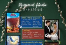 Programul filmelor din perioada 3-9 aprilie