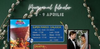 Programul filmelor din perioada 3-9 aprilie