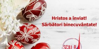 MESAJUL Colectivului din Spitalul Clinic Judetean de Urgenta Bistrita, CU OCAZIA SĂRBĂTORILOR PASCALE