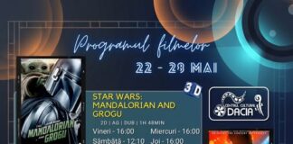 Programul filmelor din perioada 22-28 mai