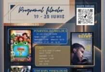 Programul filmelor din perioada 19-25 iunie