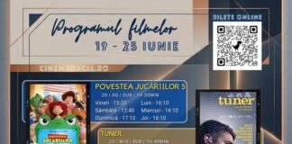 Programul filmelor din perioada 19-25 iunie