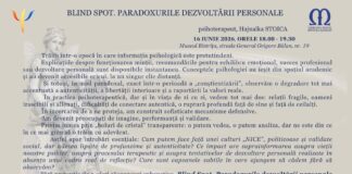 Atelier despre paradoxurile dezvoltării personale, la Muzeul Bistrița. Intrarea este liberă