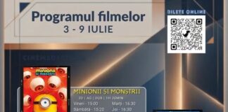 Programul filmelor 3-9 iulie
