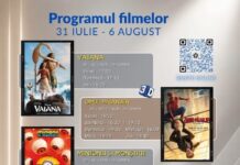 Programul filmelor din perioada 31 iuli – 6 august