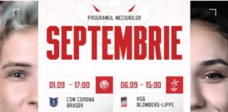 Gloria Bistrița are cinci meciuri în septembrie. Două partide se joacă la TeraPlast Arena