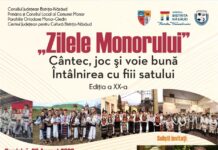 „Zilele Monorului” ajung la ediția a XX-a. Spectacol folcloric și foc de artificii, pe 30 august