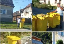 Pubela galbenă, colectată miercuri în municipiul Bistrița. În localitățile componente, programul este diferit