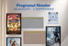 Programul filmelor din perioada 28 august – 3 septembrie