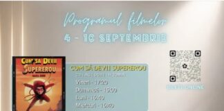 Programul filmelor din perioada 4-10 septembrie