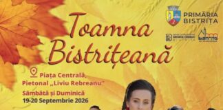 Toamna Bistrițeană revine pe Pietonalul Liviu Rebreanu. Când are loc evenimentul