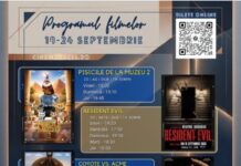 Programul filmelor din perioada 18-24 Septembrie