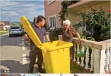 Pubela galbenă se ridică miercuri, 30 septembrie, în localitățile componente ale Bistriței