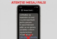 Atenție la mesajele false de la TPARK! Poliția Locală Bistrița avertizează asupra unei tentative de fraudă