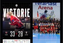 Gloria Bistrița, a cincea victorie consecutivă în Liga Florilor! Victorie cu 33–28 în fața Minaurului Baia Mare