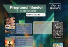 Programul filmelor din perioada 9-15 octombrie