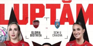 Gloria Bistrița – SCM Universitatea Craiova, miercuri, la TeraPlast Arena. Biletele se vând de astăzi