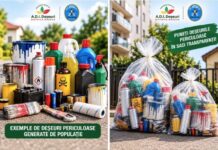Colectarea gratuită a deșeurilor periculoase, în Bistrița-Năsăud. Programul pentru Bistrița, Beclean, Năsăud și comunele din județ