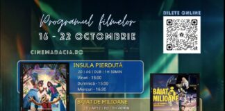 Programul filmelor din perioada 16-22 octombrie