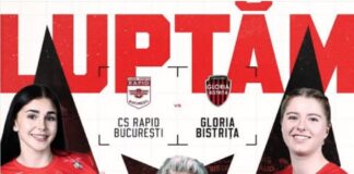 Gloria Bistrița joacă joi în Capitală. Duel cu Rapid București în Liga Florilor