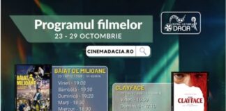Programul filmelor din perioada 30 octombrie – 5 noiembrie