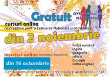 S-a deschis perioada de înscriere la cursurile online de pregătire pentru Evaluarea Națională și Bacalaureat!